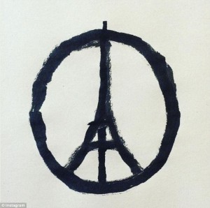 Eiffel Tower Peace symbol